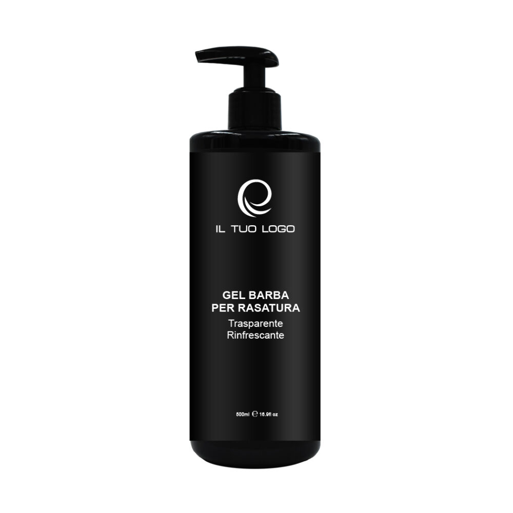 Gel barba per rasatura trasparente 500ml