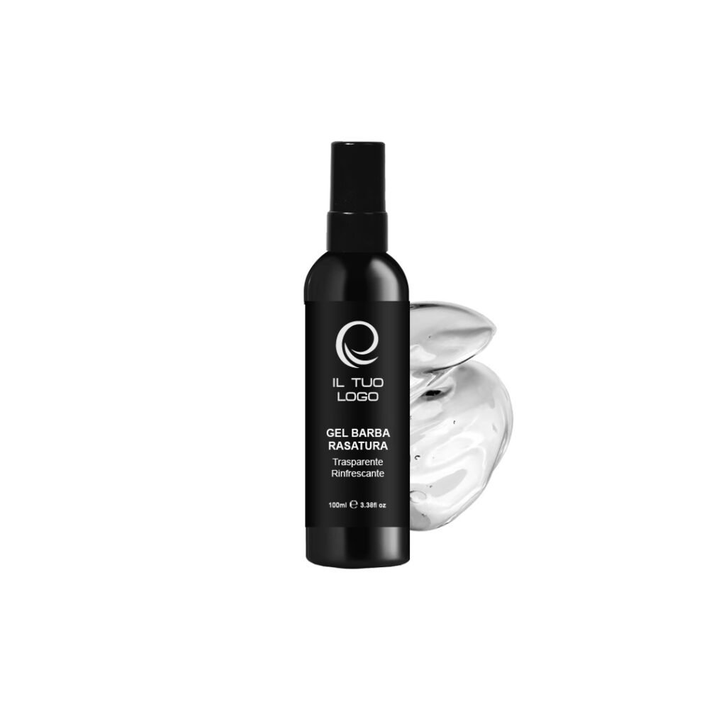 Gel barba trasparente per rasatura 100ml